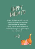 Vrolijke kerstkaart met katten in kersttrui 3