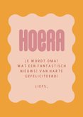 Vrolijke kleurrijke felicitatiekaart voor oma 3