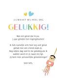 Vrolijke liefdeskaart met gelukspoppetjes - geluksbrenger! 3