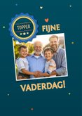 Vrolijke vaderdag kaart blij met een opa/vader zoals jij 2