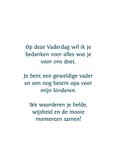 Vrolijke vaderdag kaart blij met een opa/vader zoals jij 3