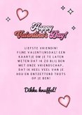 Vrolijke valentijnskaart vriendinnen hartje Self Love Club 3