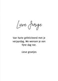 Vrolijke verjaardag kaart vrouw wijn ballon 3