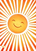 Vrolijke verjaardagskaart met stralende zon 2