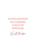 Vrolijke verjaardagskaart met stralende zon 3