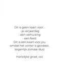Wenskaart bloemen met vaas 3