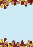 Wenskaart - Herfst Kat op pompoenen 2