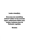 Wenskaart koe in de natuur 3