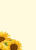 Wenskaart met zonnebloemen in vaas 2