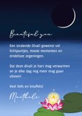 Wenskaart 'Subh Divali Gorgeous' voor je bestie 3