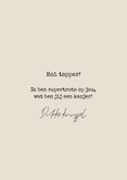 Wenskaart you rock eend illustratie met tattoos 3