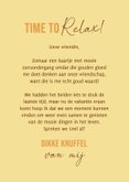 Wenskaart zeezicht zon onder 3