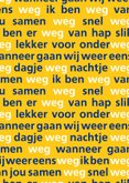 Wenskaartje typografisch weg van jou samen weg 2