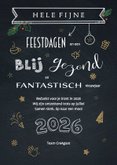 Zakelijke kerst schoolbord tekeningen 3