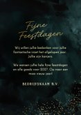 Zakelijke kerstkaart 13 kerstballen met foto stijlvol 3