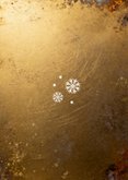 Zakelijke kerstkaart 2027 goud lampjes sneeuw Achterkant