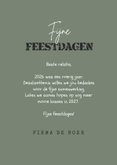 Zakelijke kerstkaart agrarisch tractor graafmachine 3