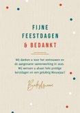 Zakelijke kerstkaart fijne feestdagen 2027 bedankt 3