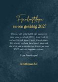 Zakelijke kerstkaart fijne feestdagen 2027 goud sterren 3