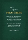 Zakelijke kerstkaart fijne feestdagen figuren goud sterren 3
