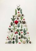 Zakelijke kerstkaart kerstboom grafisch & natuur 2