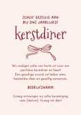 Zakelijke kerstkaart uitnodiging kerstdiner borrel feest 3