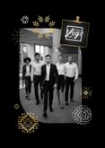 Zakelijke kerstkaart vuurwerk goud fijne feestdagen hip 2