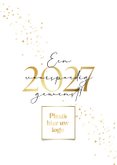 Zakelijke nieuwjaarskaart collage ‘Best of’ goud sterren 2