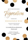 Zakelijke tegoedbon confetti zwart en koper 3