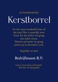 Zakelijke uitnodiging kerstborrel met kerst cocktails  3