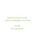Zomaar een kaartje van de Liedjesfabriek 3