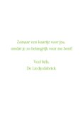 Zomaar een kaartje van de Liedjesfabriek 3