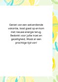 Zomerse kaart met limonade 3