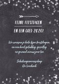Zwart witte kerstkaart school met eigen foto 3