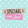 Zomaar Kaart Speciaal Voor Jou Wenskaarten Kaartje Go