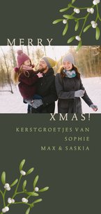 Foto kerstkaart maretakjes