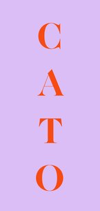 Geboortekaartje colorblocking naam oranje roze