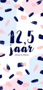 Jubileum 12,5 jaar eighties pastel