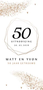 Jubileum vijftig glitterpoeder