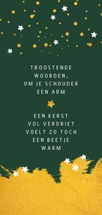 Kerst troostende woorden bij verdriet