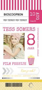 Kinderfeestje ticket film meisje