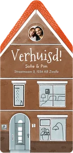 Verhuiskaart jaren 30 woning huisvorm