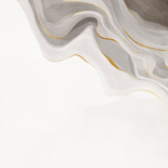 Bedankkaart stijlvol met marmereffect en goudfolie Achterkant