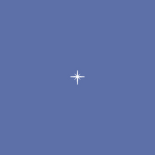 Blauwe save the date kaart uniek met holografische sterren Achterkant