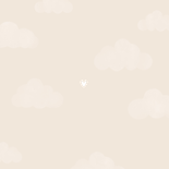 Boerderij geboortekaartje met meisjes koe wolkjes in gras Achterkant