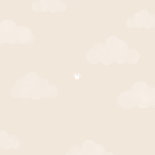 Boerderij geboortekaartje met meisjes koe wolkjes in gras Achterkant