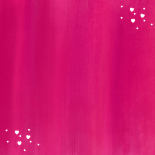 Communie uitnodiging meisje stoer roze met goudfolie Achterkant