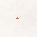 Geboortekaartje flamingo minimalistisch hartjes goud bloemen Achterkant