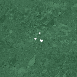 Geboortekaartje grote letter stijlvol groen goud  Achterkant