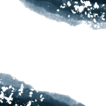 Geboortekaartje jongen waterverf gouden spetters Achterkant